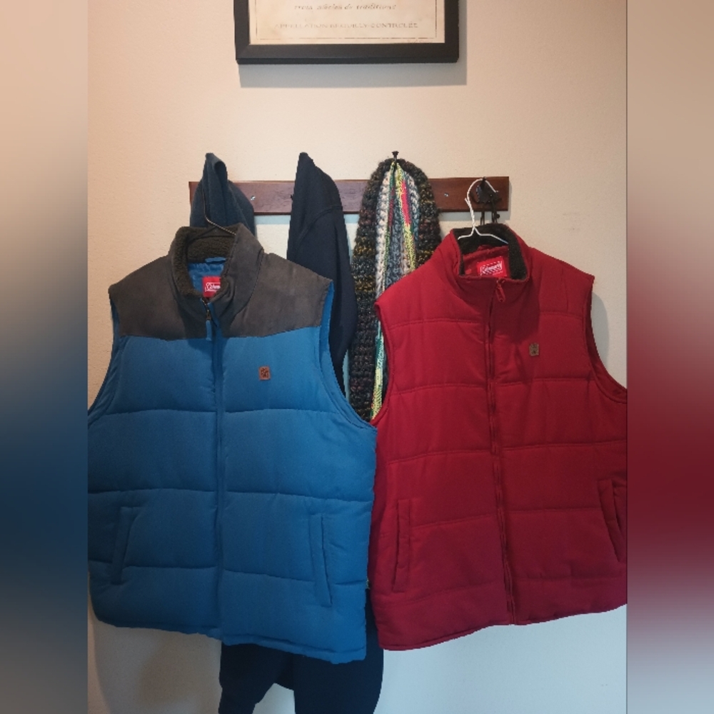 Coleman down vests